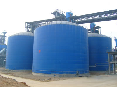 平和水泥钢板库改造